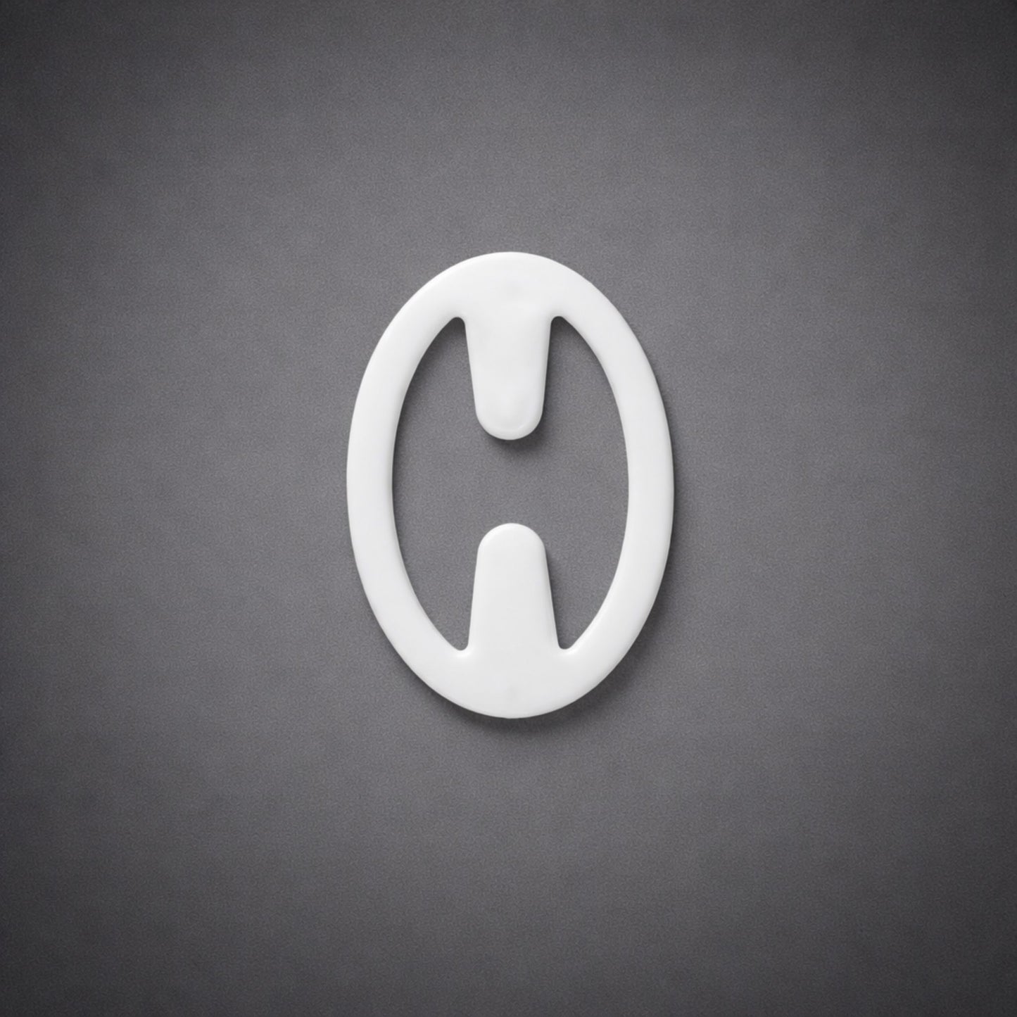 щипка за сутиен бяла – пластмасов държач за презрамки