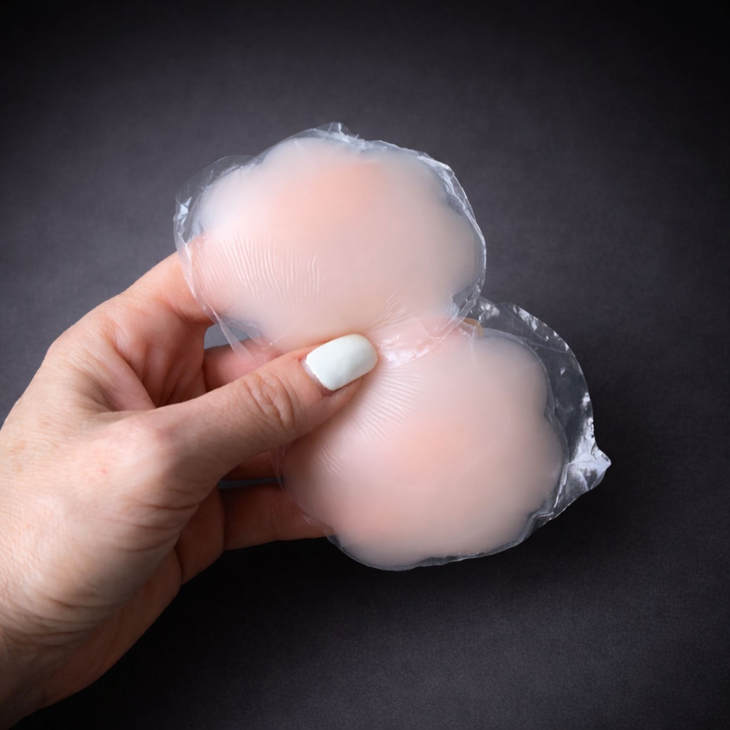 лепенки за зърна без сутиен – розови силиконови лепенки