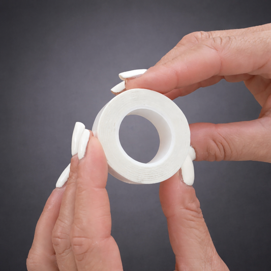 ролка тиксо за дрехи – резервна двойнозалепваща лента 5 м, ширина 16 мм, безцветна