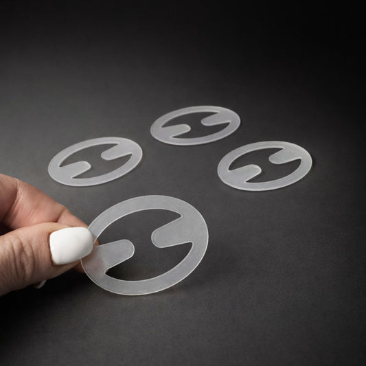 клипс за презрамка – комплект 4 прозрачни клипса за сутиен