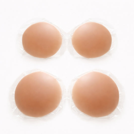 водоустойчиви силиконови лепенки за гърди – кафяв цвят за естествен вид