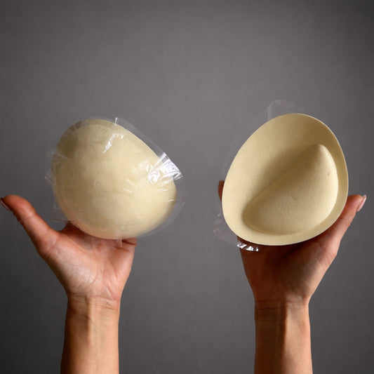 телесни самозалепващи push-up подплънки 5 см обем 13×14 см