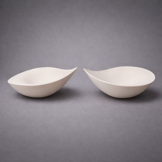 дебели подплънки за бански и сутиени – бежови капковидни 14×13 см, 2 броя